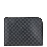 Louis Vuitton Pochette Jour GM Damier Graphite Clutch Bag