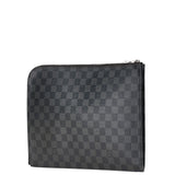 Louis Vuitton Pochette Jour GM Damier Graphite Clutch Bag