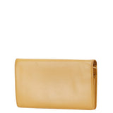 Chanel Coco Button Leather Long Wallet