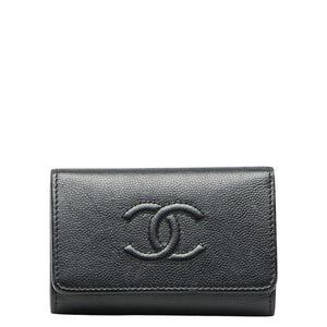 Chanel Coco Mark Caviar Key Case