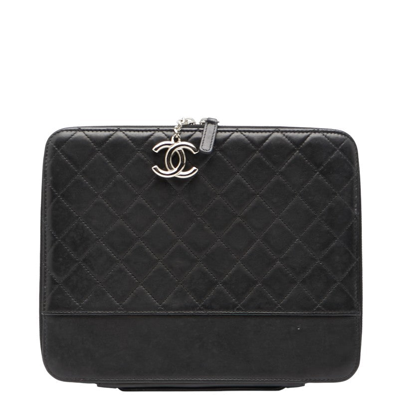 Chanel Coco Mark Leather iPad Case