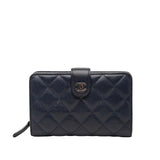 Chanel Matelasse Caviar Skin Wallet