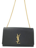 Saint Laurent- Paris Classic Kate Satchel Chain Shoulder Bag Black