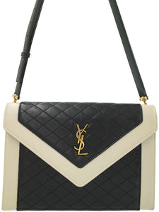 Saint Laurent- Paris Satchel Gabby Shoulder Bag Black