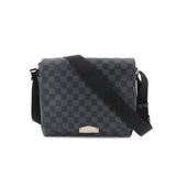 Louis Vuitton Damier Graphite District PM NV2 Shoulder Bag Black