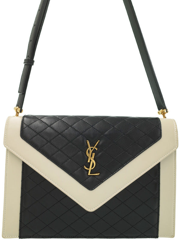 Saint Laurent- Paris Satchel Gabby Shoulder Bag Black