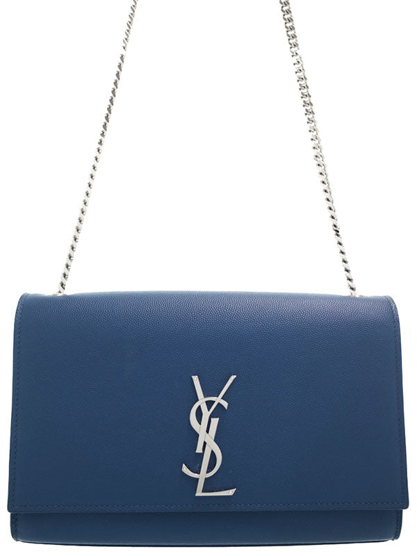 Saint Laurent- Paris Classic Kate Satchel Blue