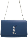 Saint Laurent- Paris Classic Kate Satchel Blue