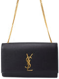 Saint Laurent- Paris Classic Kate Satchel Shoulder Bag Black