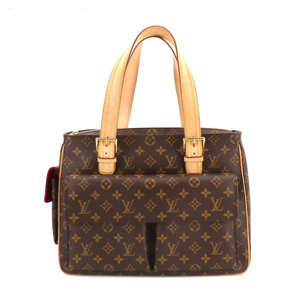 Louis Vuitton Multipli Cite Monogram Canvas Shoulder Bag Brown