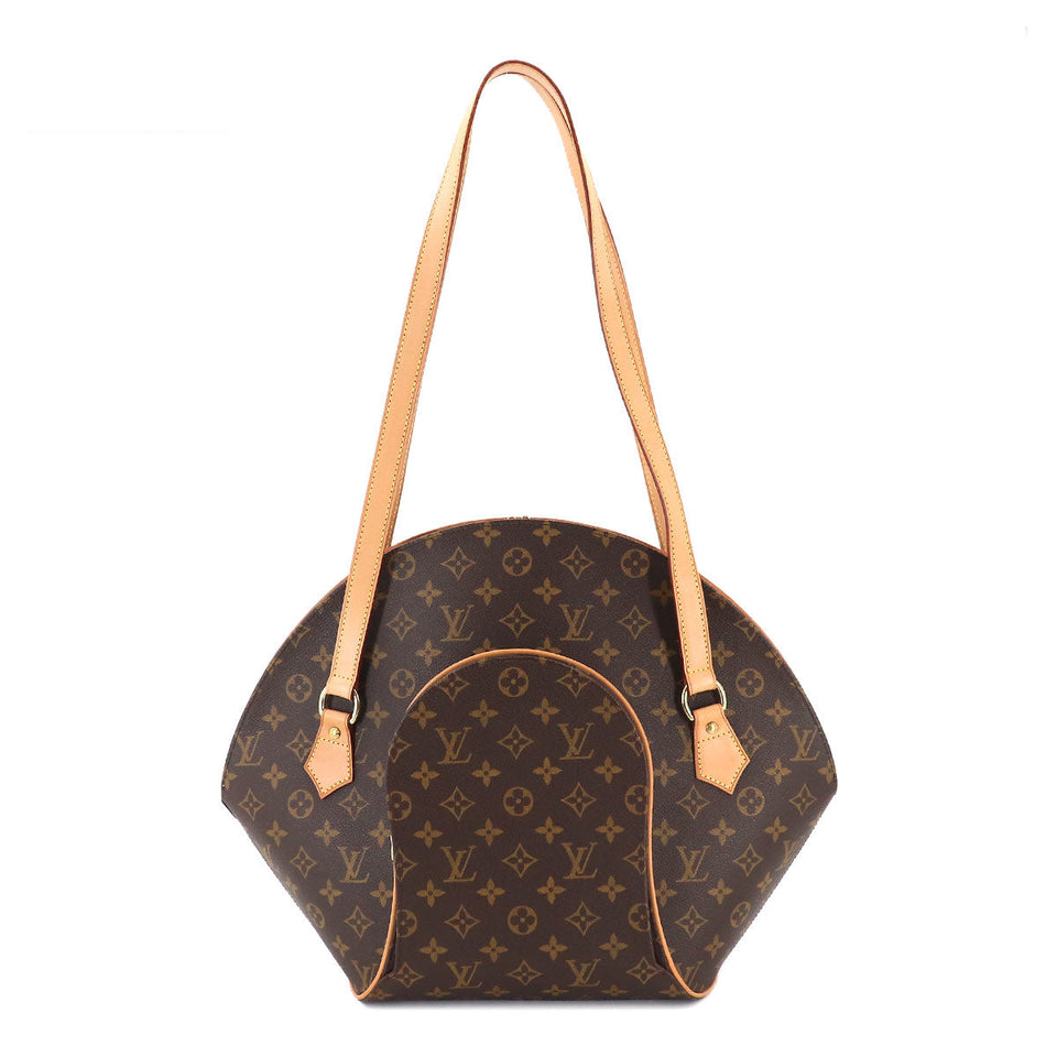 Louis Vuitton Monogram Ellipse Shopping Shoulder Bag Brown
