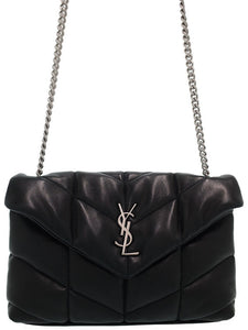 Saint Laurent- Paris Lulu Puffer Bag Shoulder Bag Black