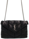 Saint Laurent- Paris Lulu Puffer Bag Shoulder Bag Black