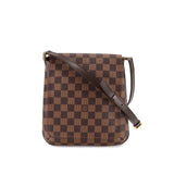 Louis Vuitton Damier Musette Salsa Long Shoulder Bag Ebene Gold Hardware