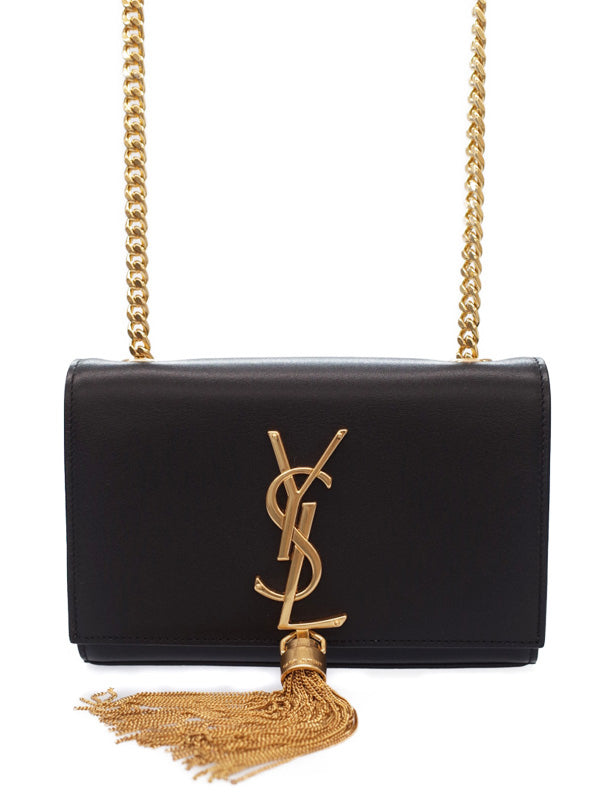Saint Laurent- Monogram Kate Chain Shoulder Bag Black