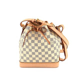 Louis Vuitton Damier Azur Noe BB Shoulder Bag Gold Hardware
