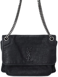 Saint Laurent- Paris Niki Medium Chain Shoulder Bag Black