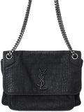Saint Laurent- Paris Niki Medium Chain Shoulder Bag Black