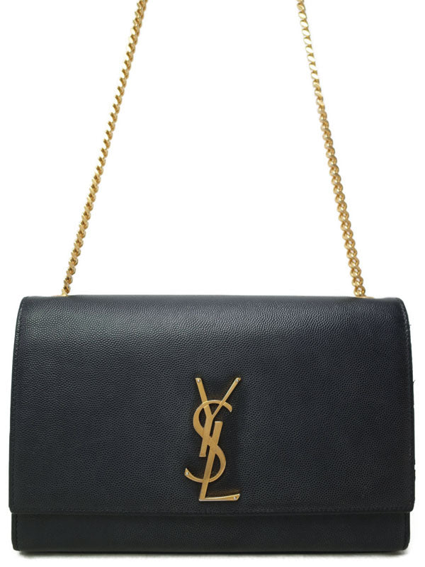 Saint Laurent- Paris Classic Kate Satchel Chain Shoulder Bag Black
