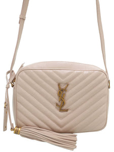 Saint Laurent- Paris Lou Camera Bag Shoulder Bag Beige Black