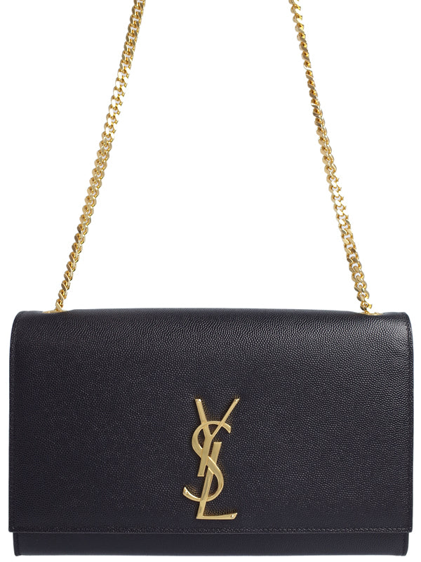 Saint Laurent- Paris Kate Satchel Chain Shoulder Bag Black