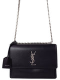 Saint Laurent- Paris Sunset Medium Shoulder Bag Black