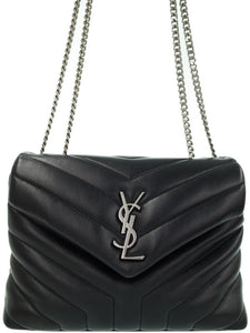 Saint Laurent- Paris Monogram Loulou Small Bag Black