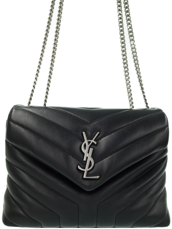 Saint Laurent- Paris Monogram Loulou Small Bag Black