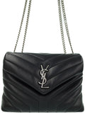 Saint Laurent- Paris Monogram Loulou Small Bag Black