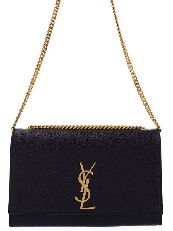 Saint Laurent- Paris Classic Kate Satchel Chain Shoulder Bag Black