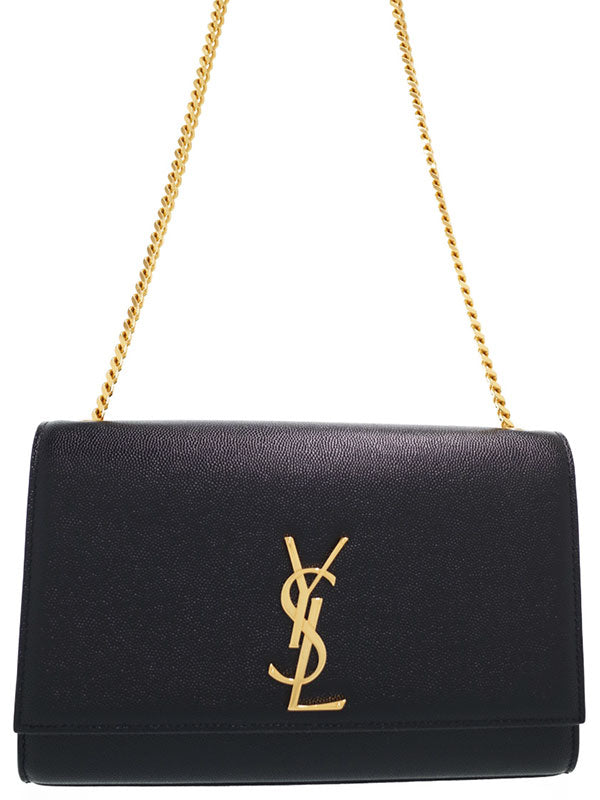 Saint Laurent- Paris Classic Kate Satchel Shoulder Bag Black