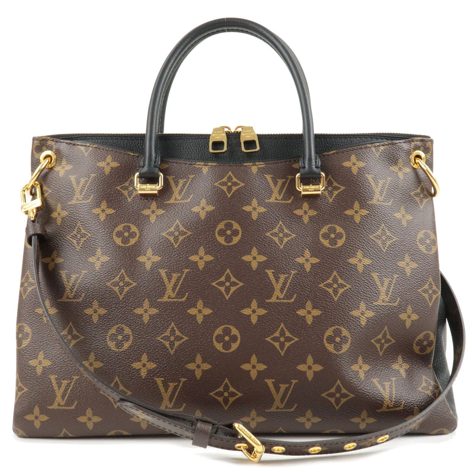 Louis Vuitton Monogram Pallas Handbag Shoulder Bag Noir
