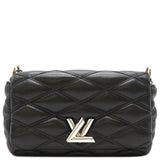 Louis Vuitton Malletage Twist Shoulder Bag Noir Black