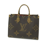 Louis Vuitton Monogram Reverse On The Go MM 2way Bag Tote Bag