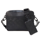 Louis Vuitton Duo Messenger Monogram Shadow Noir Crossbody Bag Shoulder Bag