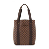 Louis Vuitton Damier Cabas Bobourg Tote Bag Ebene Gold Metal Fittings