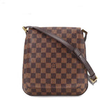 Louis Vuitton Damier Musette Salsa Long Shoulder Bag Ebene Gold Hardware