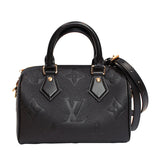 Louis Vuitton Speedy Bandouliere 20 Monogram Implant Monogram Noir