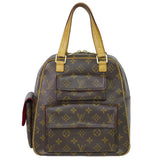 Louis Vuitton Excentri Cite Monogram Handbag Tote Bag Brown