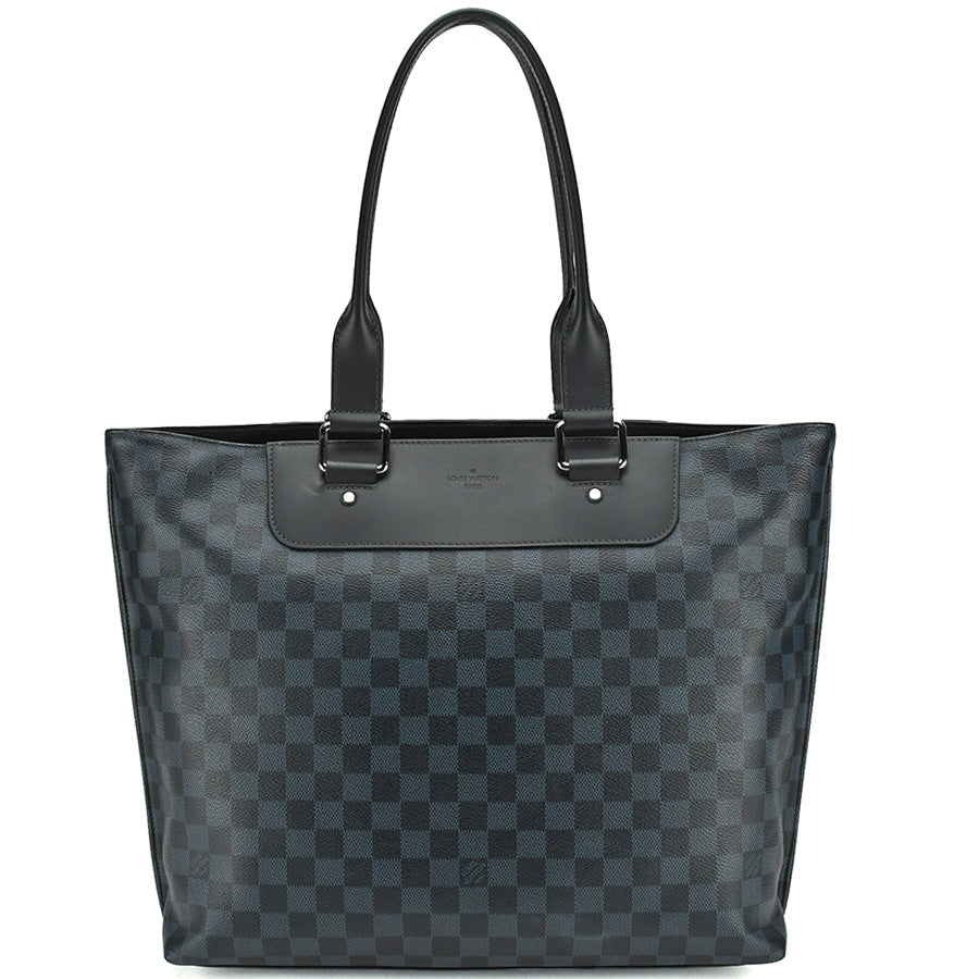 Louis Vuitton Damier Cobalt Cover Voyage Leather Tote Bag
