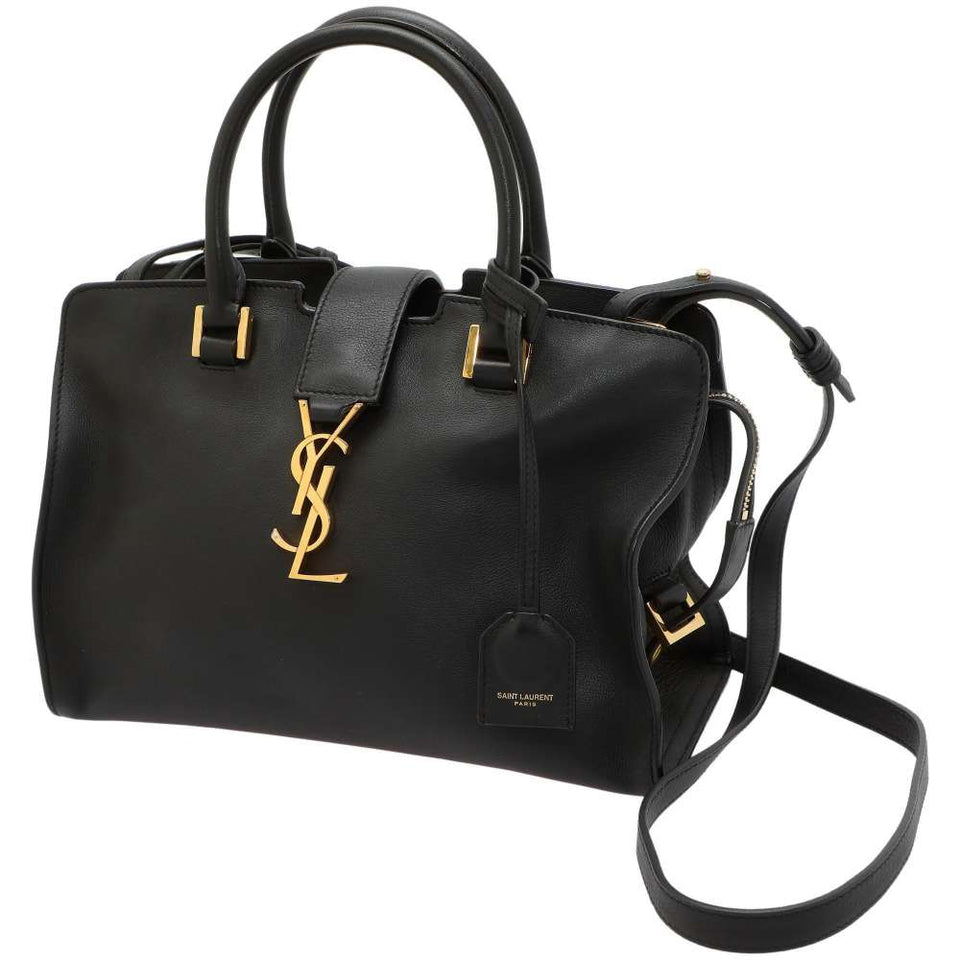 Saint Laurent- Paris Handbag Baby Cabas Saint Laurent Black