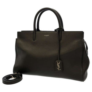 Saint Laurent- Paris Handbag Cover Rive Gauche Bag 2way Shoulder Bag Black