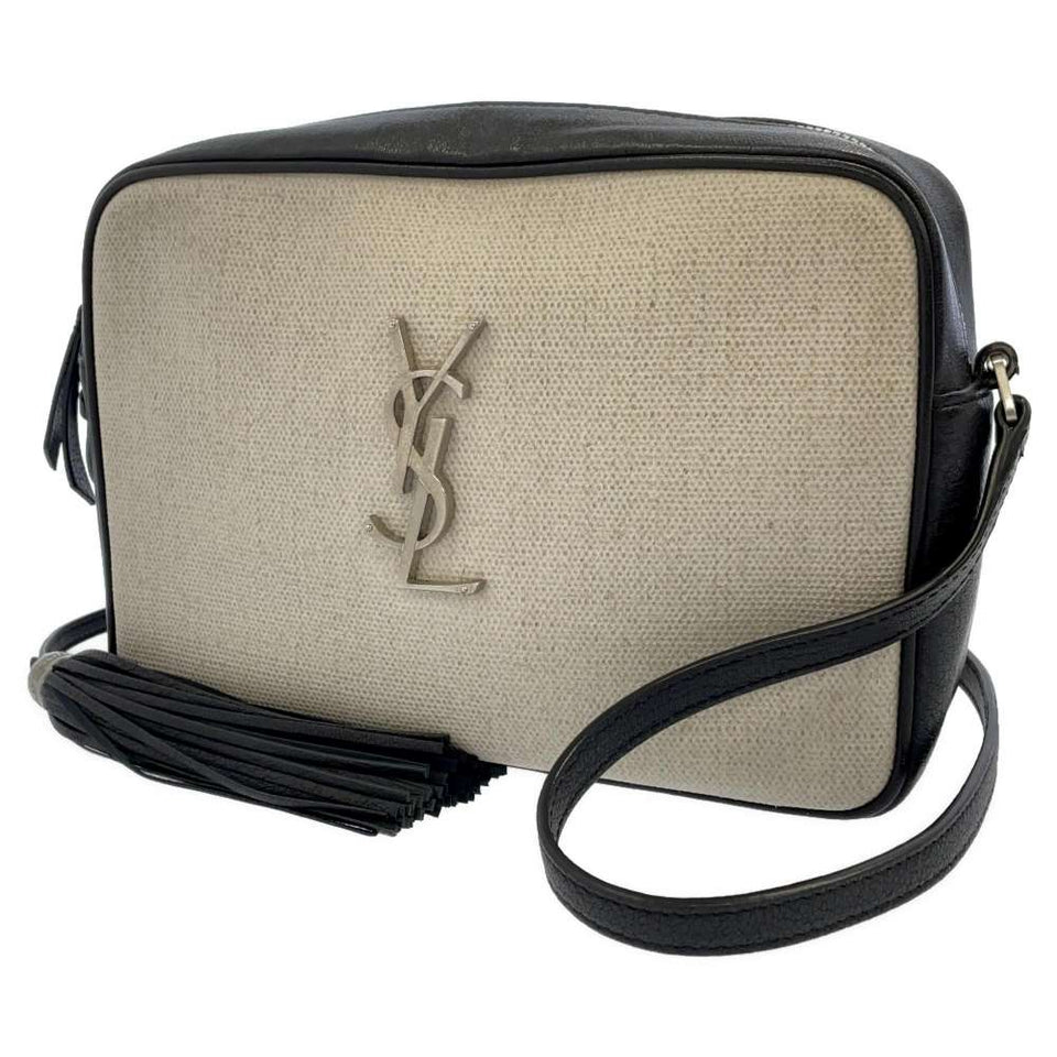 Saint Laurent- Paris Shoulder Bag Camera Bag Lou Gray/Black