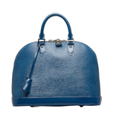 Louis Vuitton Epi Alma MM Handbag Toledo Blue