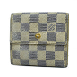Louis Vuitton Trifold Wallet Damier Azur Portefeuille Elyse