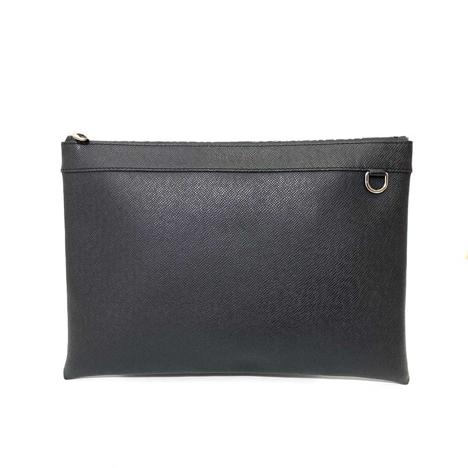 Louis Vuitton Pochette Apollo Ardoise Black Clutch Crossbody Bag