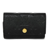 Louis Vuitton Key Case Multicle 6 Embossed Black