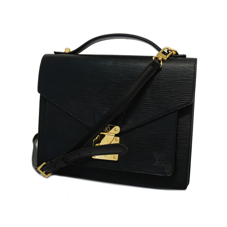 Louis Vuitton 2way Bag Epi Monceau Noir