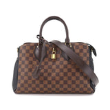 Louis Vuitton Damier Normandy 2 Way Hand Shoulder Bag Ebene Noir
