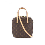 Louis Vuitton Monogram Spontini 2way Hand Shoulder Bag Brown